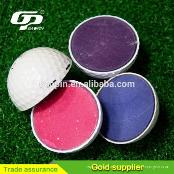 2016 New Design Beautiful Colorful luminous led night golf ball